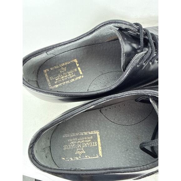 Stuart McGuire Neolite Dress Shoes Men\'s 9 Black Patent Leather Lace-Up Low Top main image 7